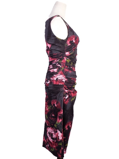 Talbot Runhof Floral Dress Excellent Condition Cotton Size N/A