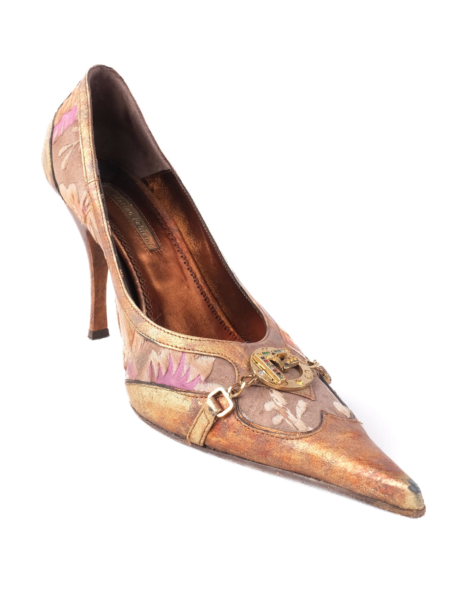 Excellent Marino Fabiani High-Heeled Stiletto Shoes Size 38