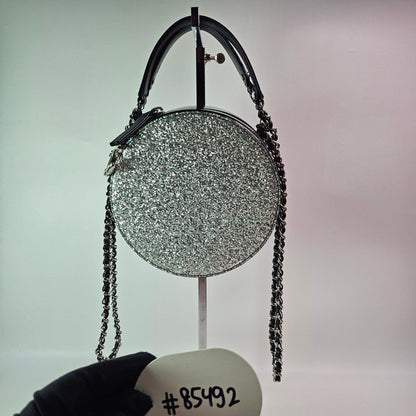 Chanel Evening On The Moon Round Evening Bag