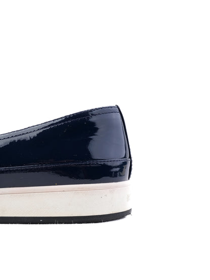 Excellent Prada Slip-On Shoes Blue Lacquer WomenÕs Size Not Specified