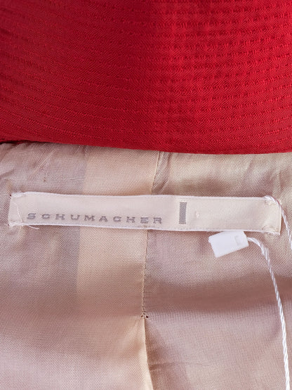 Excellent Schumacher Red Nylon Coat XXS WomenÕs Elegant Design