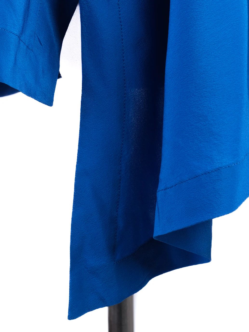 Excellent Stella McCartney Blue Silk Button-Up Shirt Women Size N/A