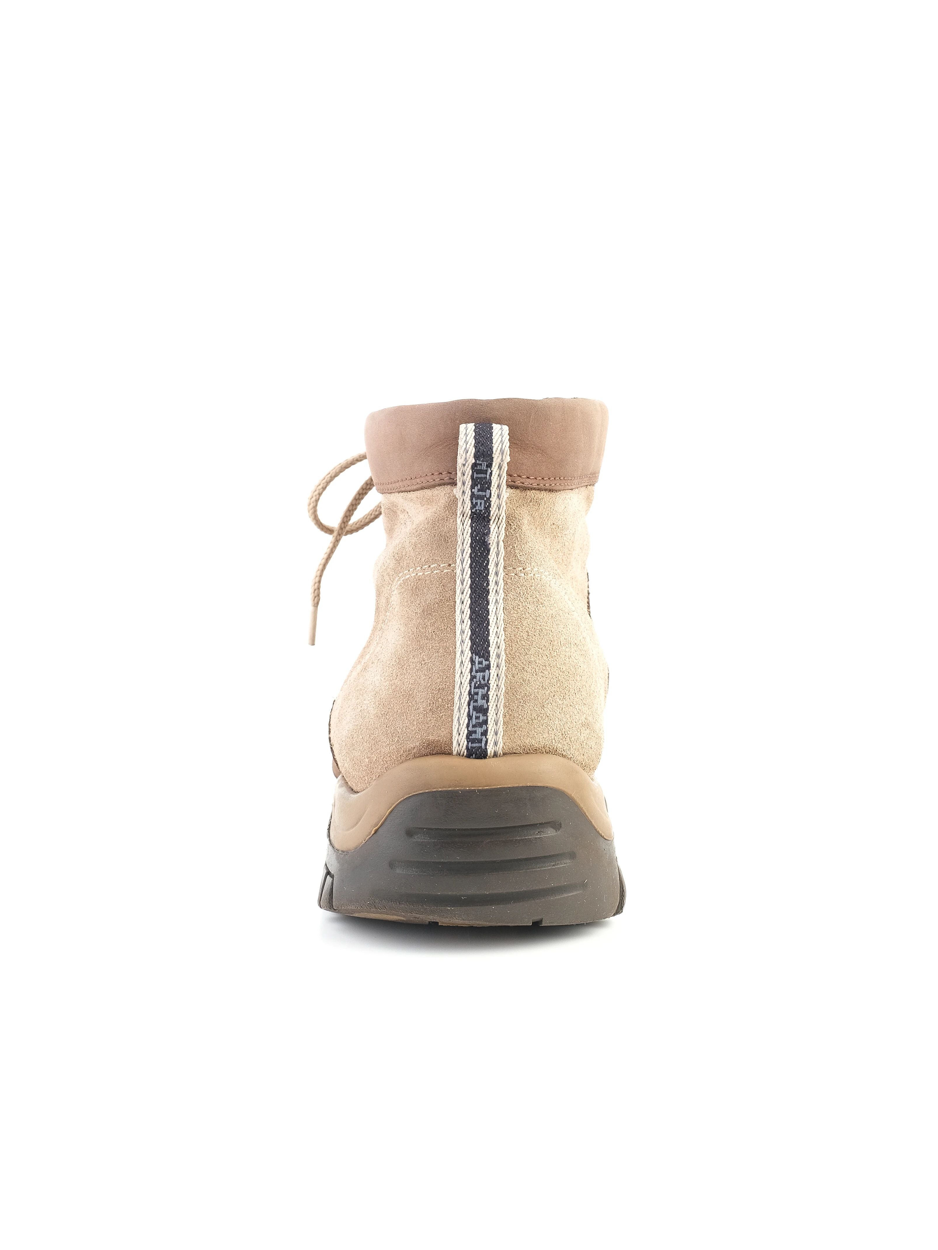 Excellent Armani Junior Brown Leather Lace-Up Boots Size 37