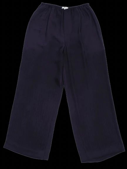 Excellent Vince Blue Wide-Leg Pants Size S Triacetate