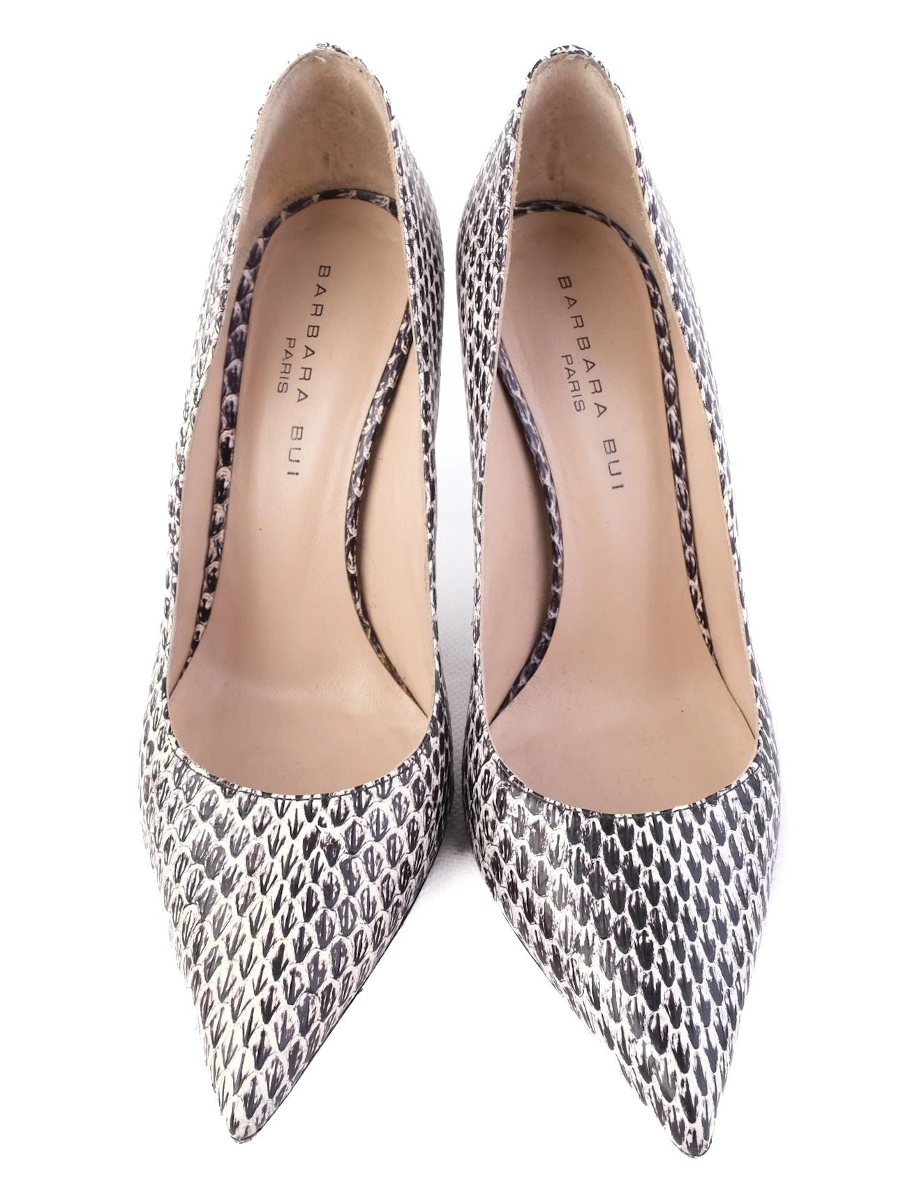 Excellent Barbara Bui High-Heeled Leather Stiletto Shoes Size 36.5