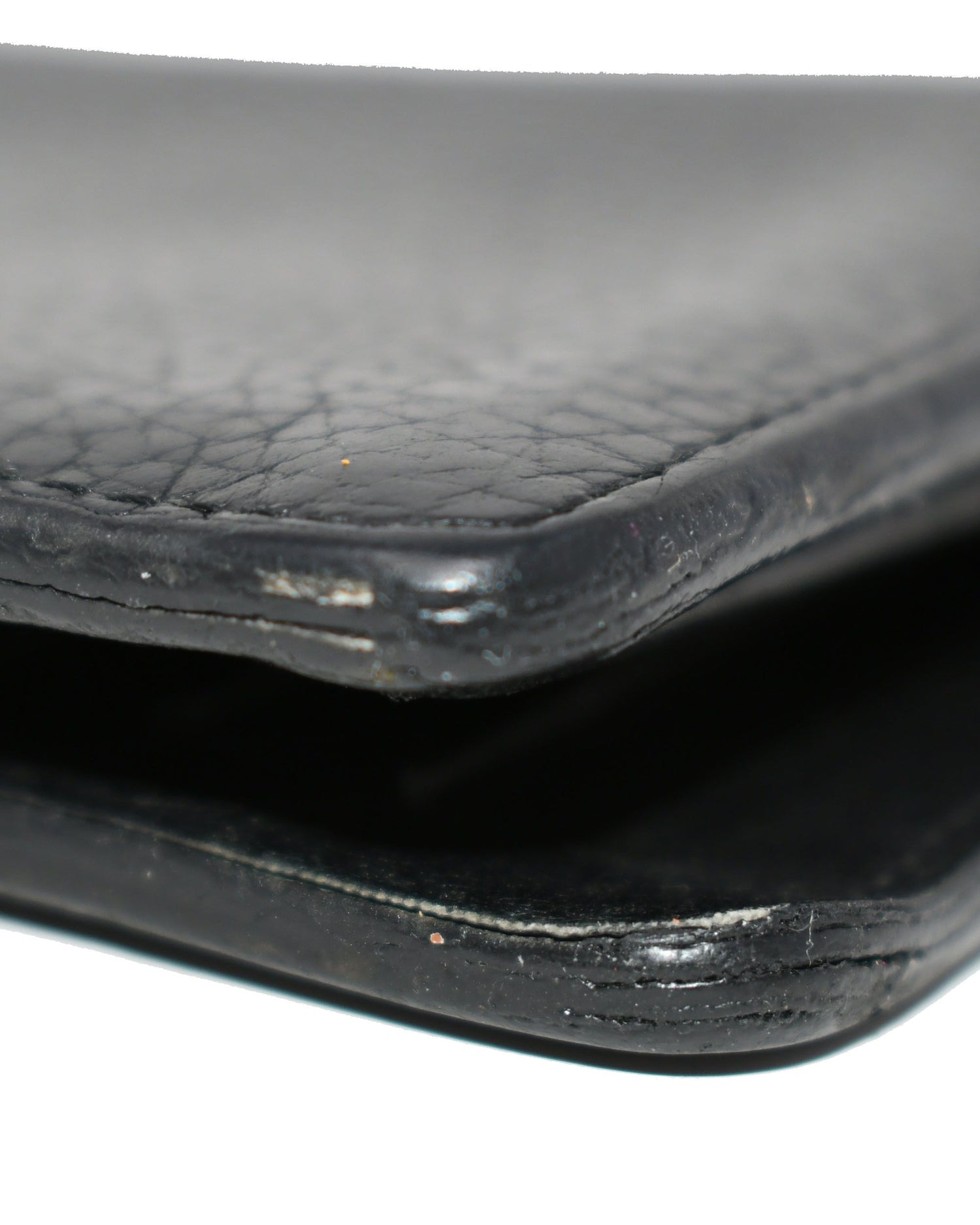 Louis Vuitton Brazza Wallet Black Taurillon