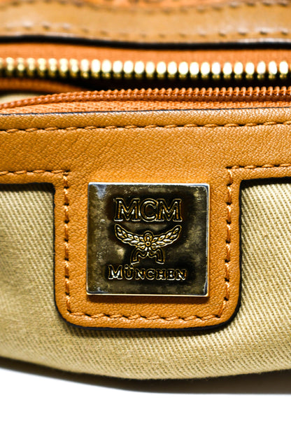 MCM 2Way Bag Cognac