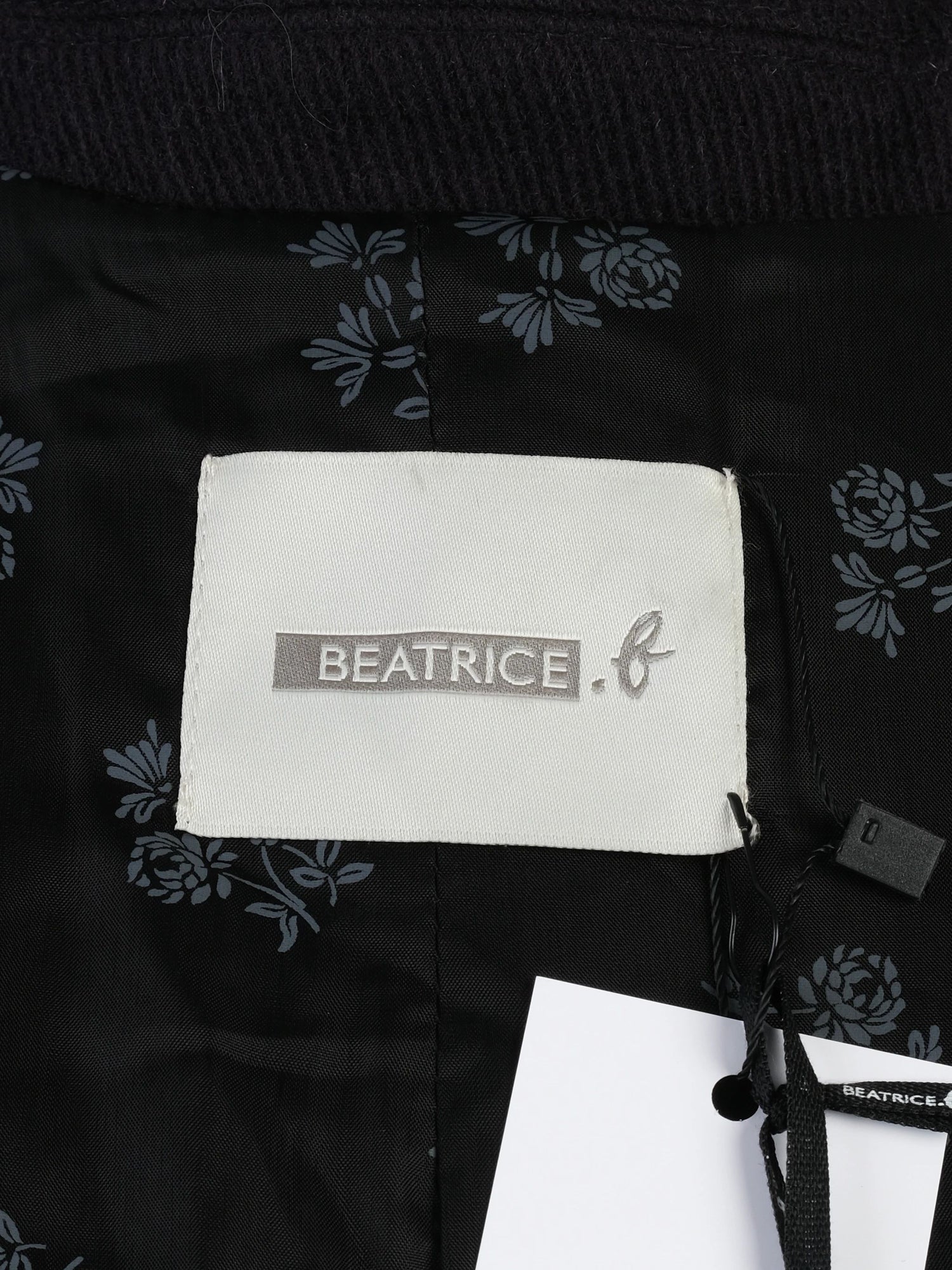 NEW Beatrice B. Long Blue Wool Coat Size S