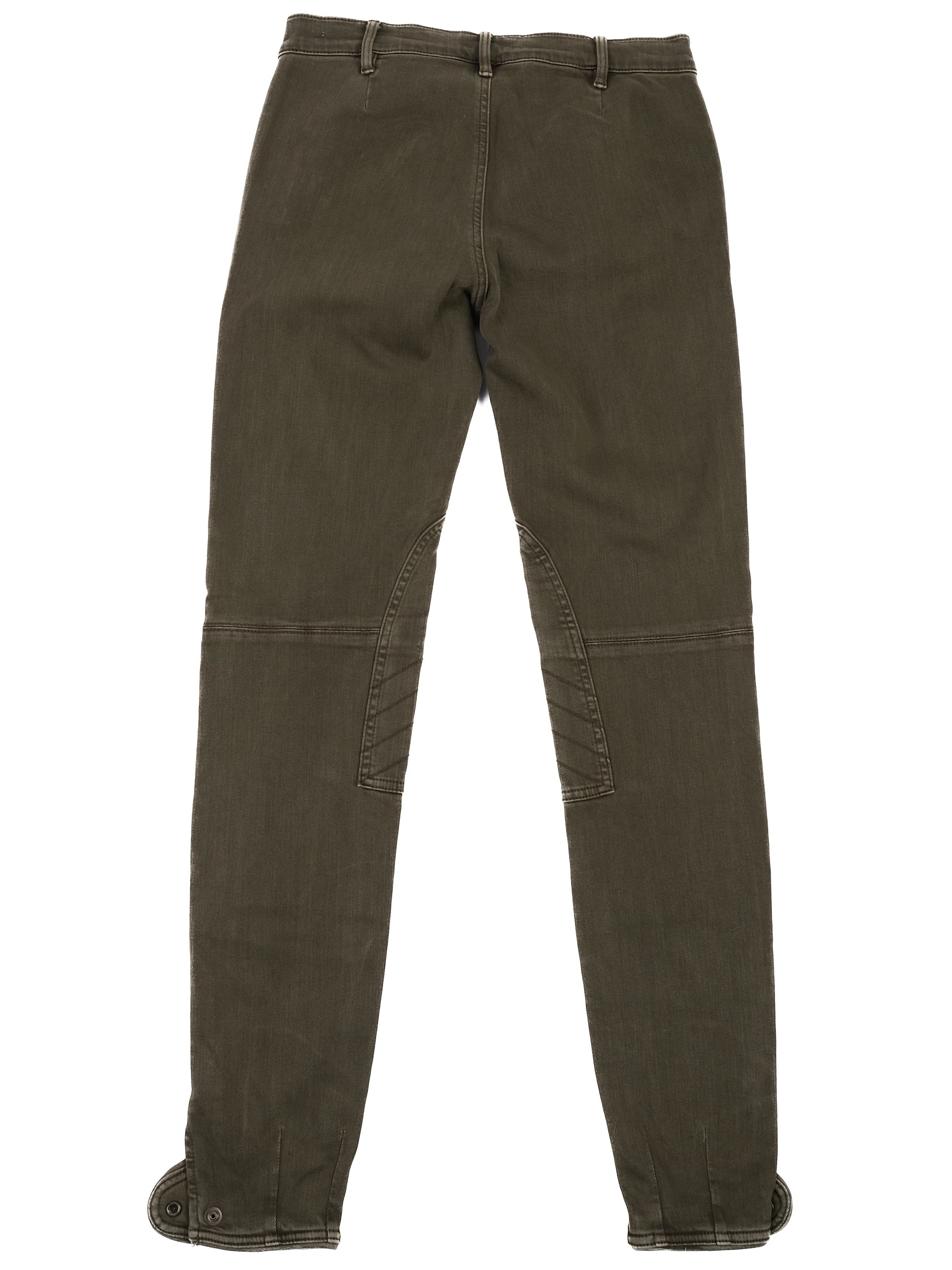 Excellent Polo Ralph Lauren Olive Green Viscose Pants Size S