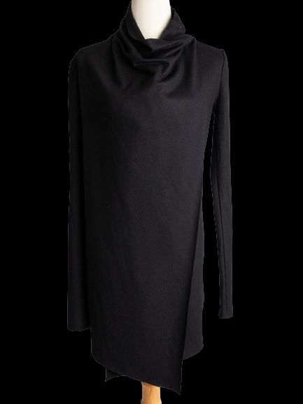 Good Helmut Black Cashmere Tunic Poncho Sweater Size XXS