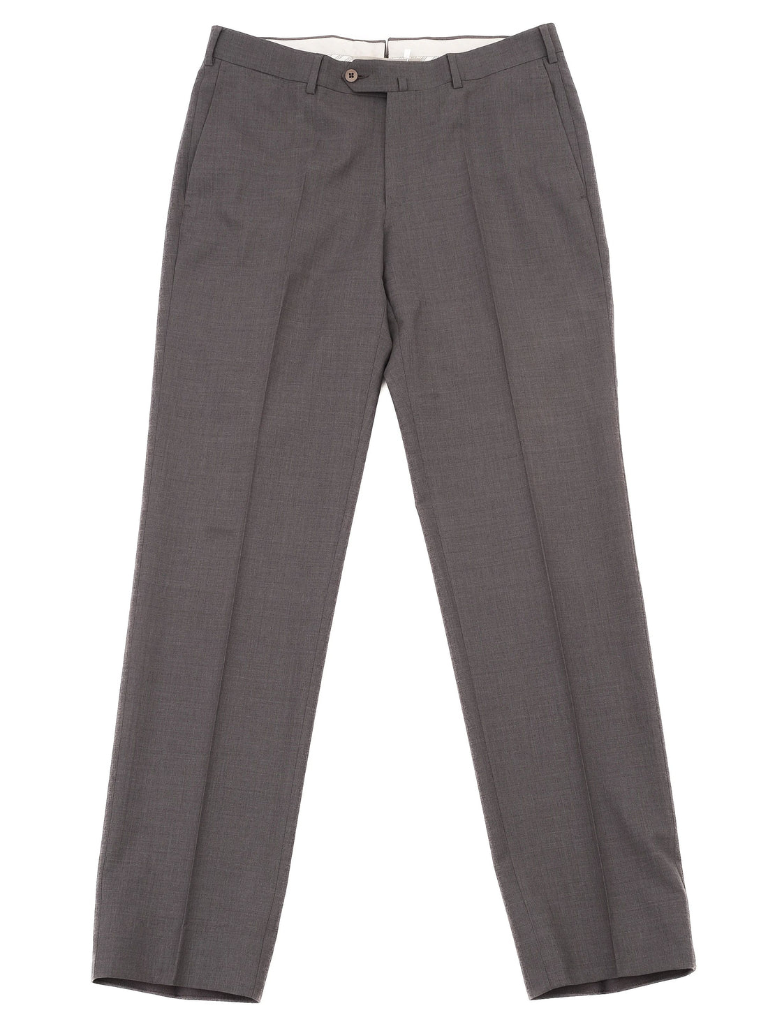 Excellent Ermenegildo Zegna Gray Wool Dress Trousers Size M