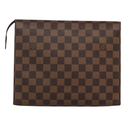 Louis Vuitton Damier Ebene Poche Toilette 26 Pouch N 47543 Lv Auth