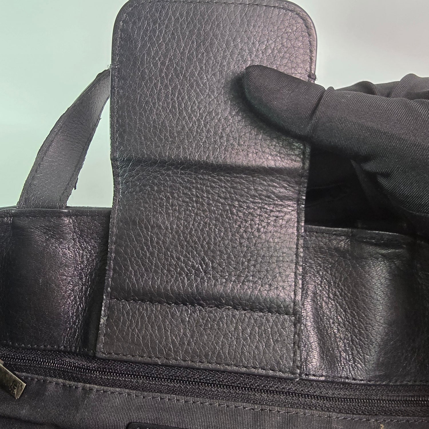 Chanel Turn-around Ligne Black Deerskin