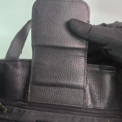 Chanel Turn-around Ligne Black Deerskin