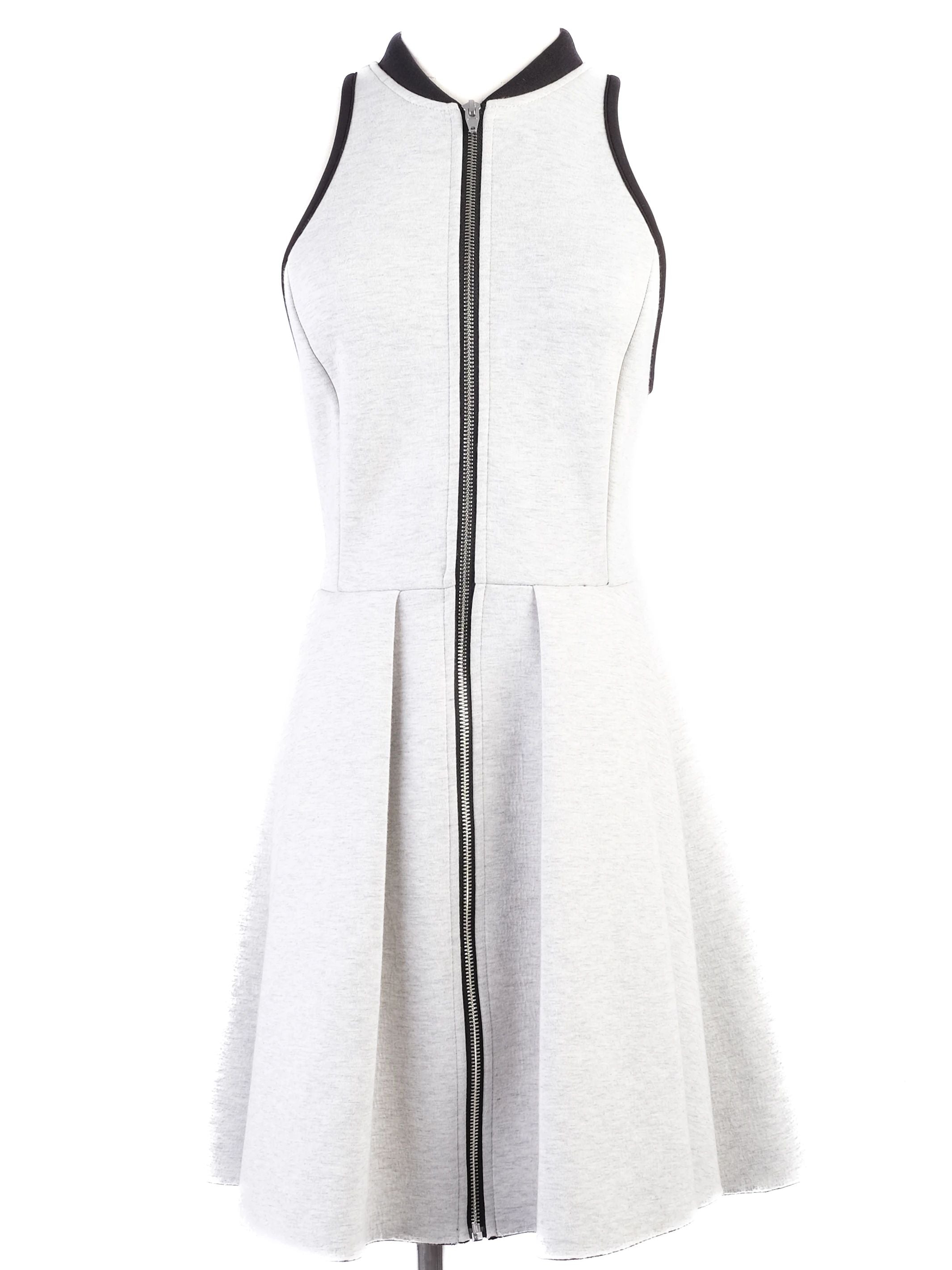 Excellent Alexander Wang Gray Polyester Sleeveless Dress Size XS