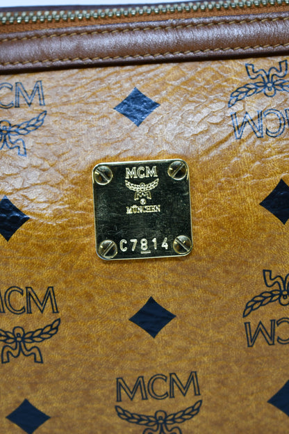 MCM Boston Bag Cognac Viseto