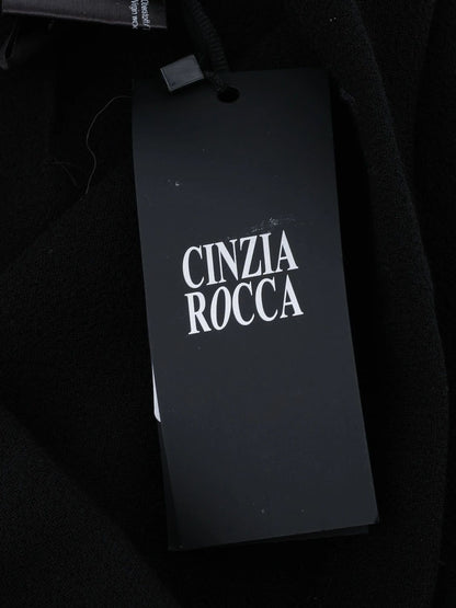 NEW Cinzia Rocca Black Wool Pants Size L Tailored Fit