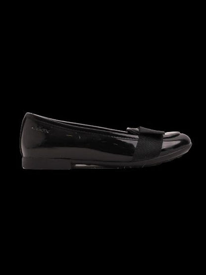Perfect GEOX Black Patent Leather Flats for Kids Size 28