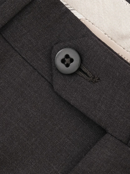 Excellent Ermenegildo Zegna Gray Wool Trousers Size M