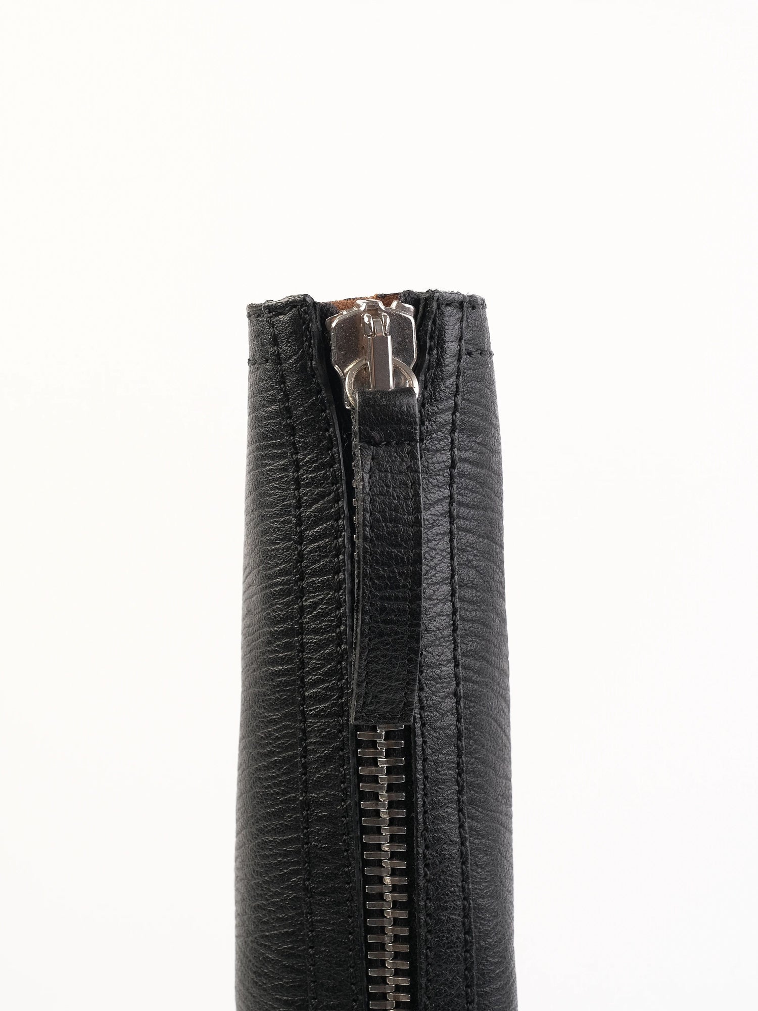 Excellent Gianmarco Lorenzi Black Leather High-Heeled Boots Size 38