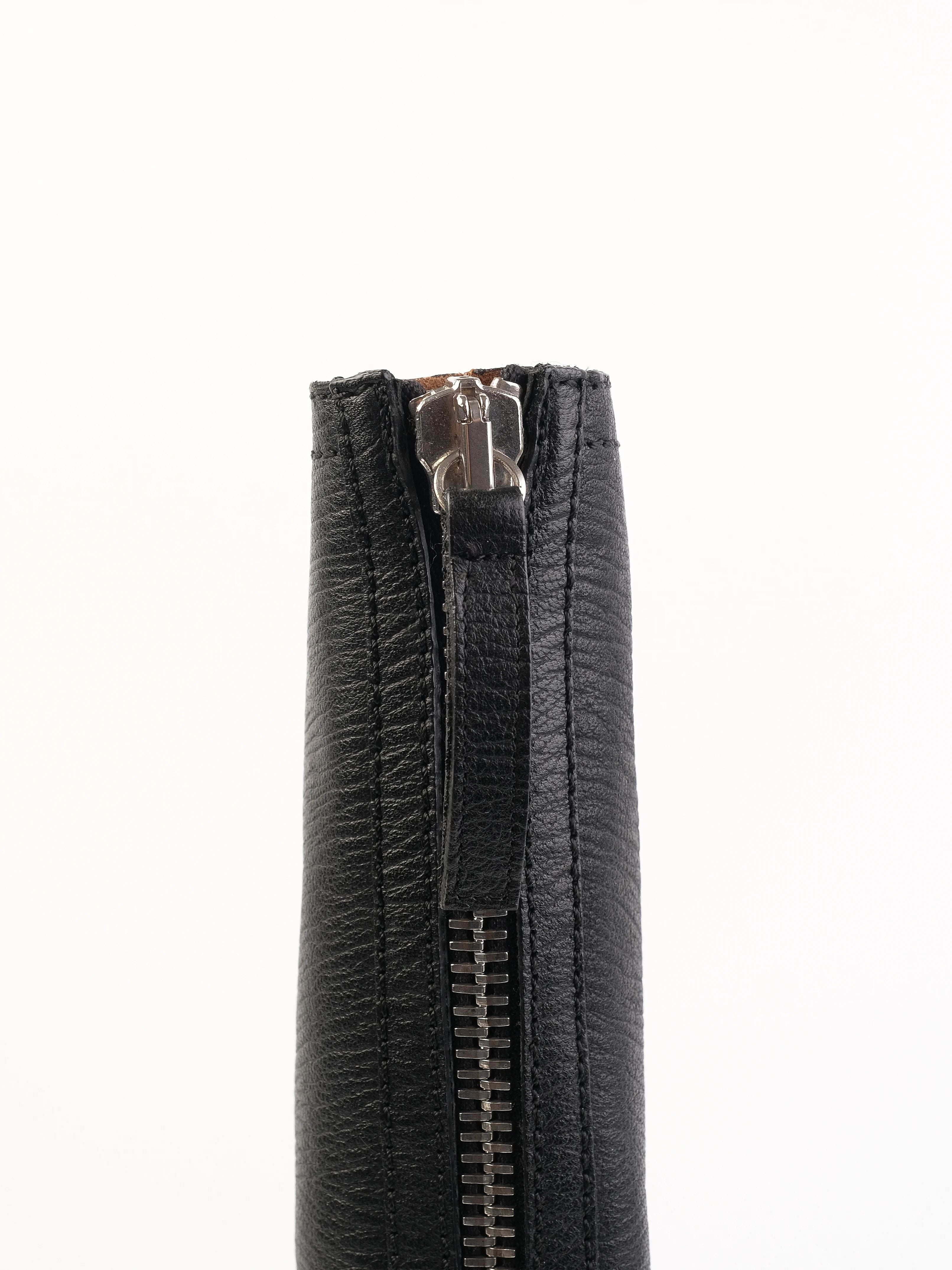 Excellent Gianmarco Lorenzi Black Leather High-Heeled Boots Size 38