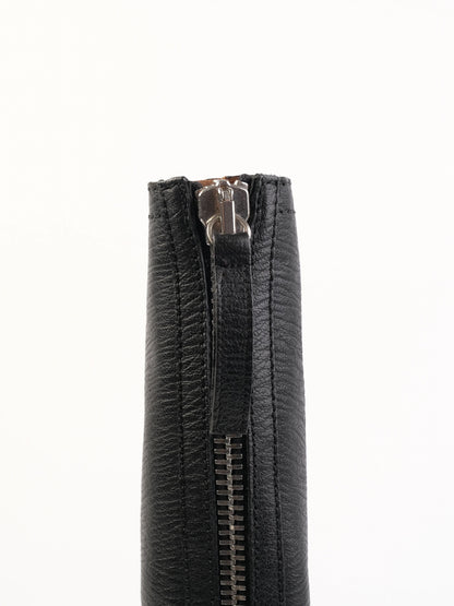 Excellent Gianmarco Lorenzi Black Leather High-Heeled Boots Size 38