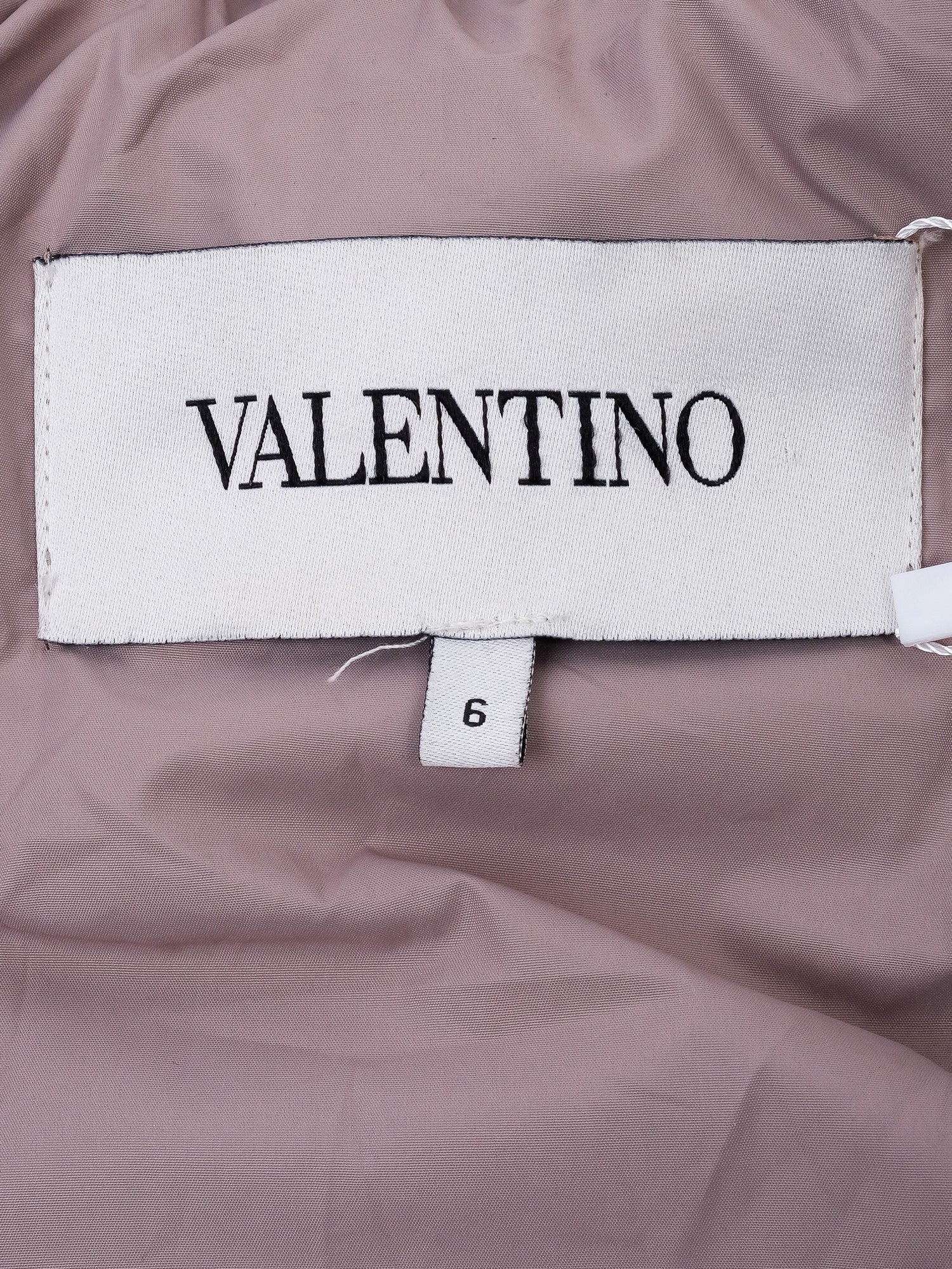 EXCELLENT Valentino Gray Nylon Short-Sleeved Jacket Size S