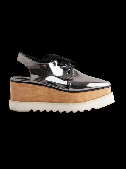 Stella McCartney Gray Platform Shoes Size 40 Good Condition