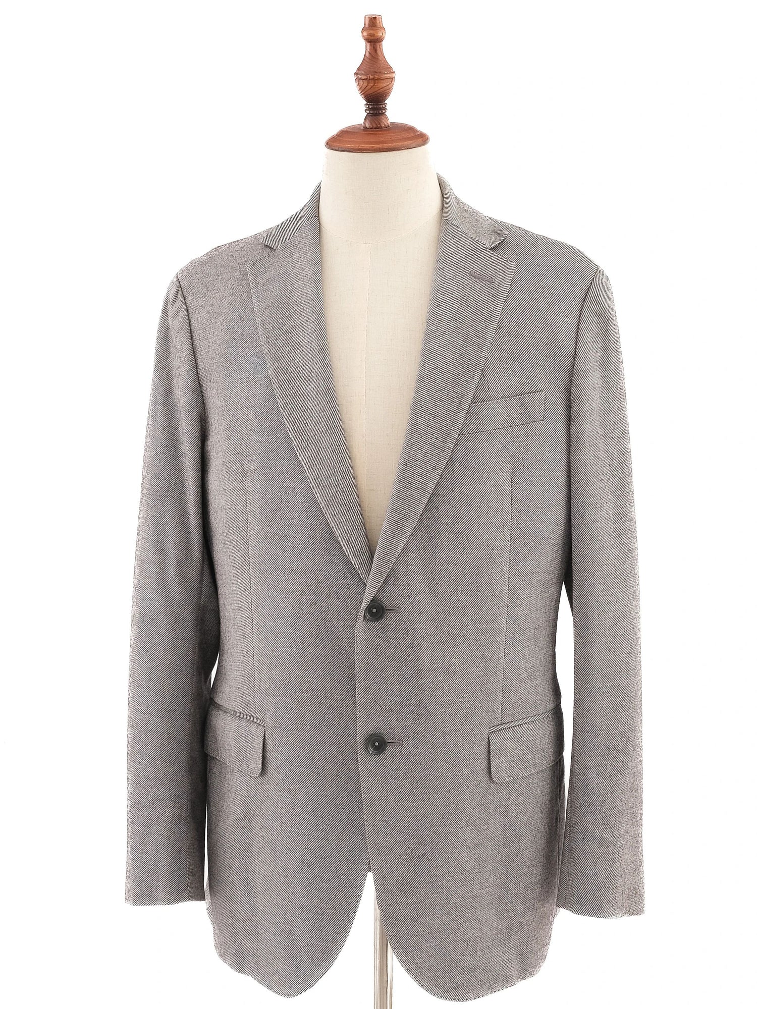 Excellent Ermenegildo Zegna Gray Cupro Blazer Size M