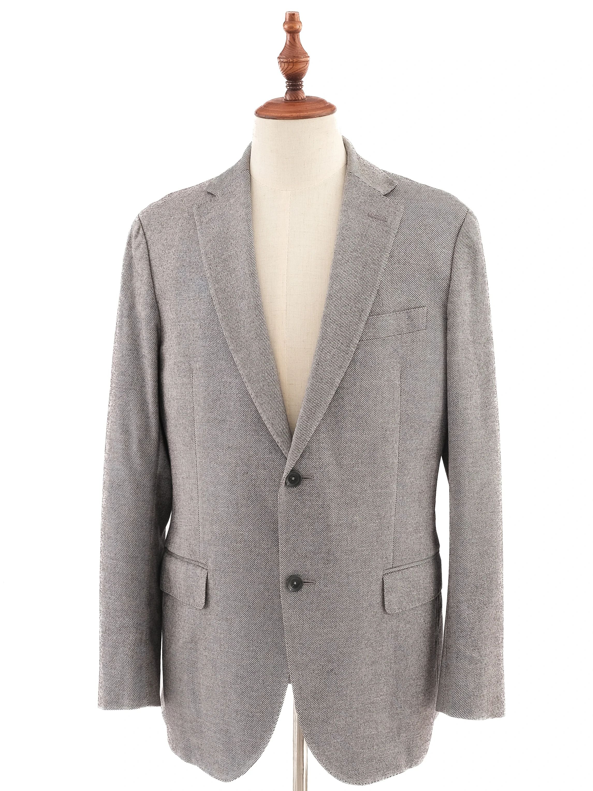 Excellent Ermenegildo Zegna Gray Cupro Blazer Size M