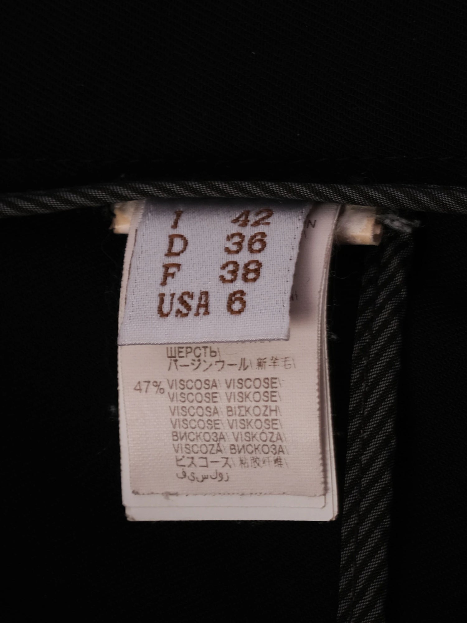 Excellent Brunello Cucinelli Black Wool Pants Size M