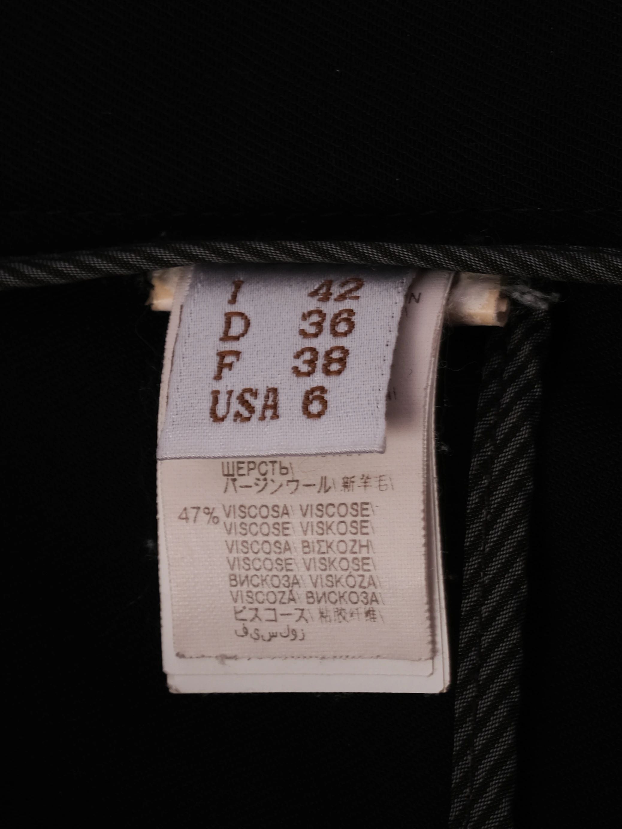 Excellent Brunello Cucinelli Black Wool Pants Size M