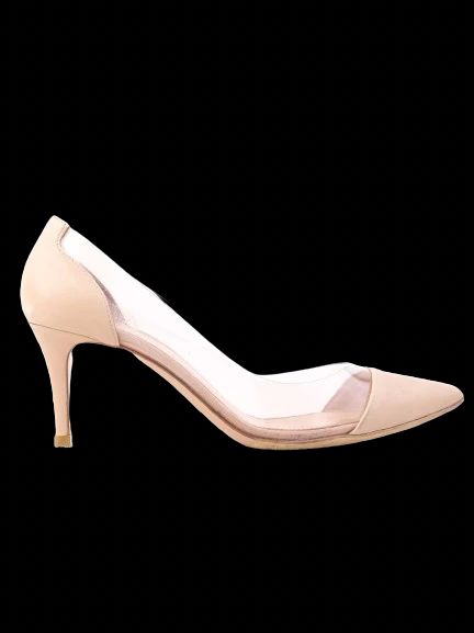 Excellent Gianvito Rossi Pink Leather High-Heeled Shoes Size 36