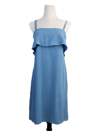 Liu Jo Blue Lace Detail Dress Size L Excellent Condition