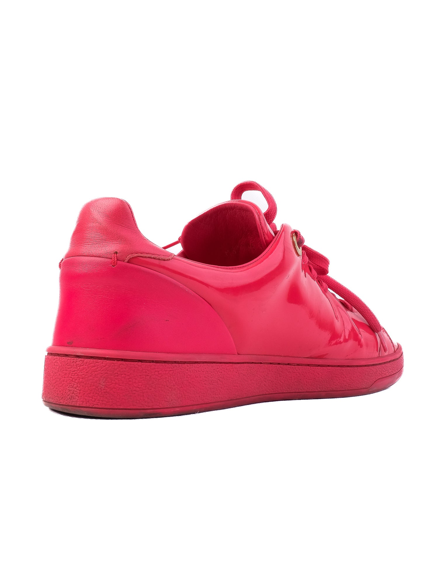 Excellent Louis Vuitton Pink Leather Sneakers Size 37 Women