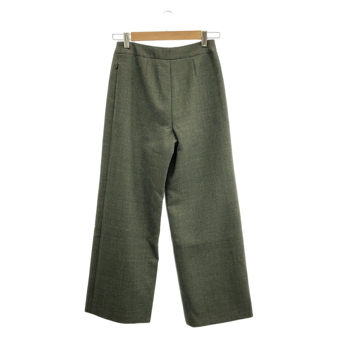 Chanel Green Pants Wool P 13903v 07978