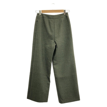 Chanel Green Pants Wool P 13903v 07978