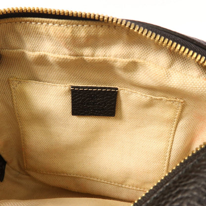 Gucci Cowhide Leather Shoulder Bag Black Calfskin (cowhide) 308364