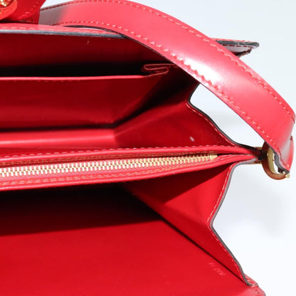 Louis Vuitton Epi Capuchin Shoulder Bag Red M 52347 Lv Auth