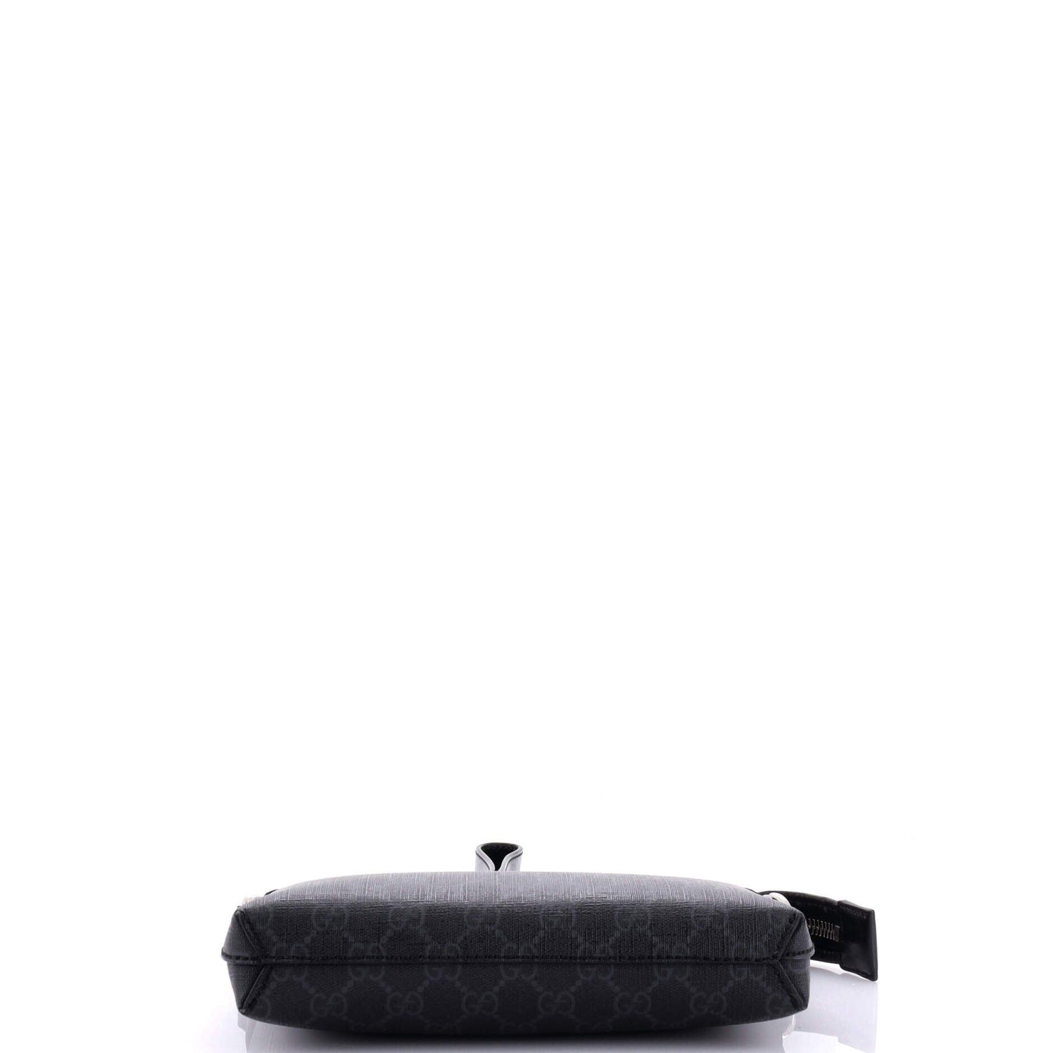 Gucci Interlocking G Patch Wristlet Messenger Bag Gg Coated Canvas Small