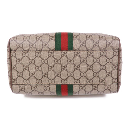Gucci Painted Canvas Ophidia Gg Hand-turned Shoulder And Back Bag 2way Shoulder Bag Brown Pvc Coated Canvas 772061