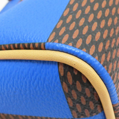 Louis Vuitton Speedy 18 Bandouliere Damier Pop Blue Shoulder Handbag N 40595