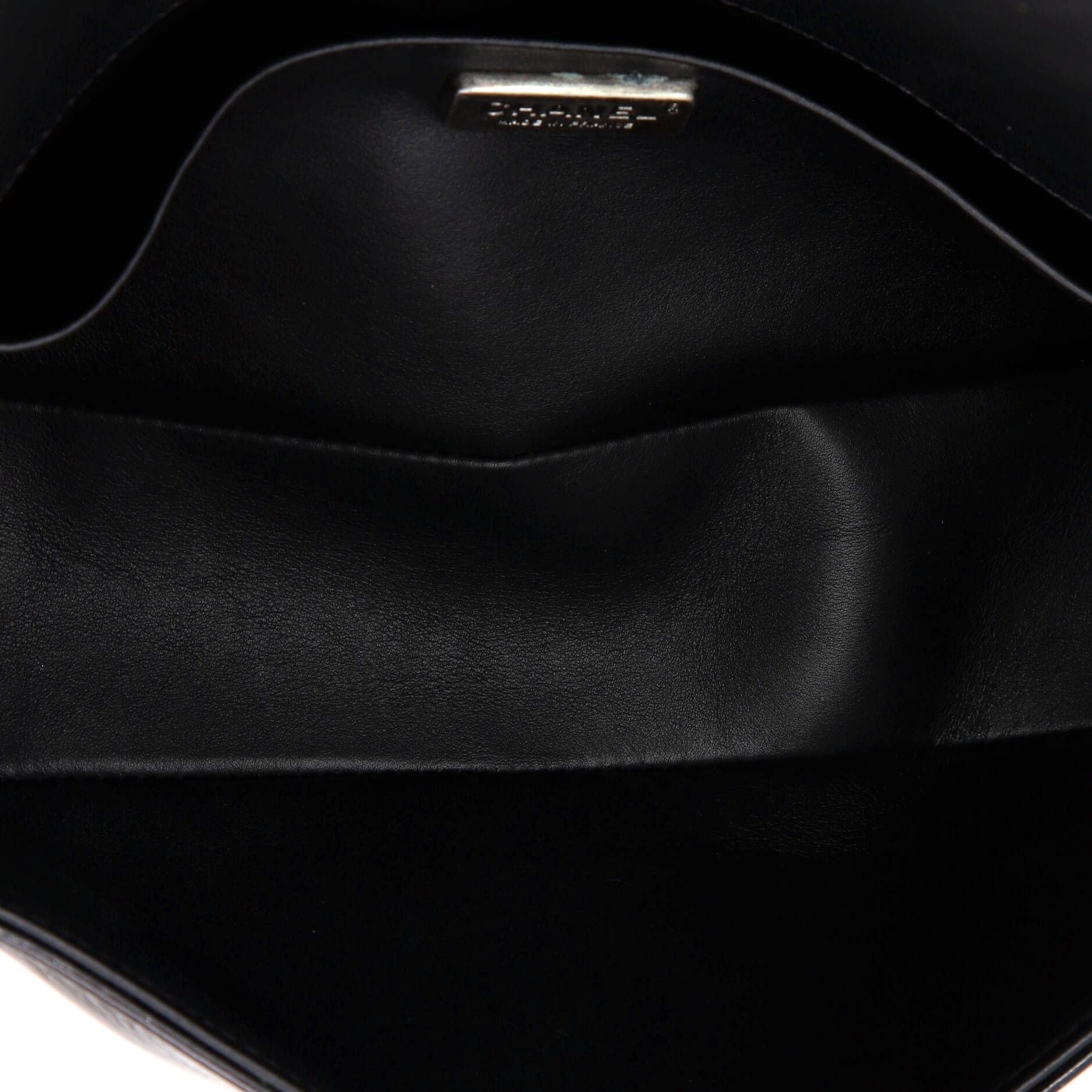 Chanel Boy Flap Bag Python And Patent Old Medium