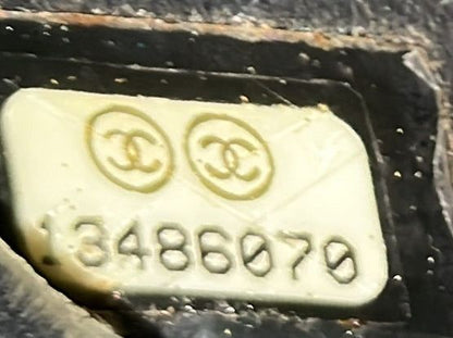 Chanel Classic Single Flap Bag Chevron Patent Maxi