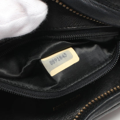 Chanel Black Matelasse Big Coco Mark Shoulder Bag Lambskin (sheep Leather)
