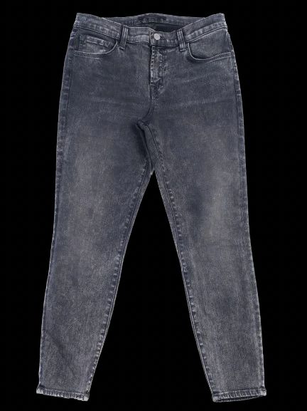 Excellent J Brand Gray Denim Jeans Size S Distressed Look