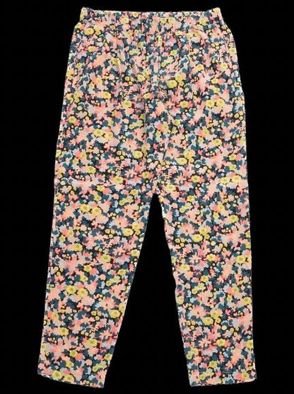 Weekend MaxMara Floral Silk Pants XS Combined Colors Excellent