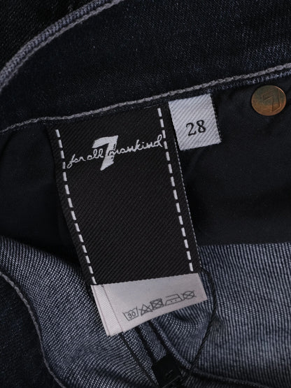 Excellent 7 For All Mankind Gray Skinny Jeans Size M