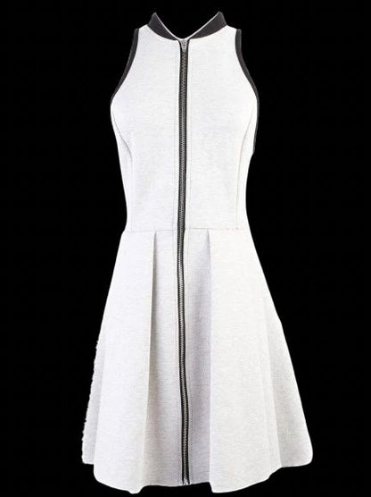 Excellent Alexander Wang Gray Polyester Sleeveless Dress Size XS