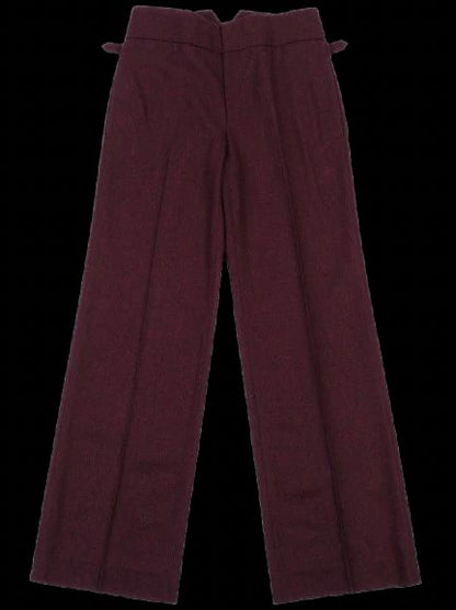 Gucci Red Wool Trousers Size 38 Excellent Condition